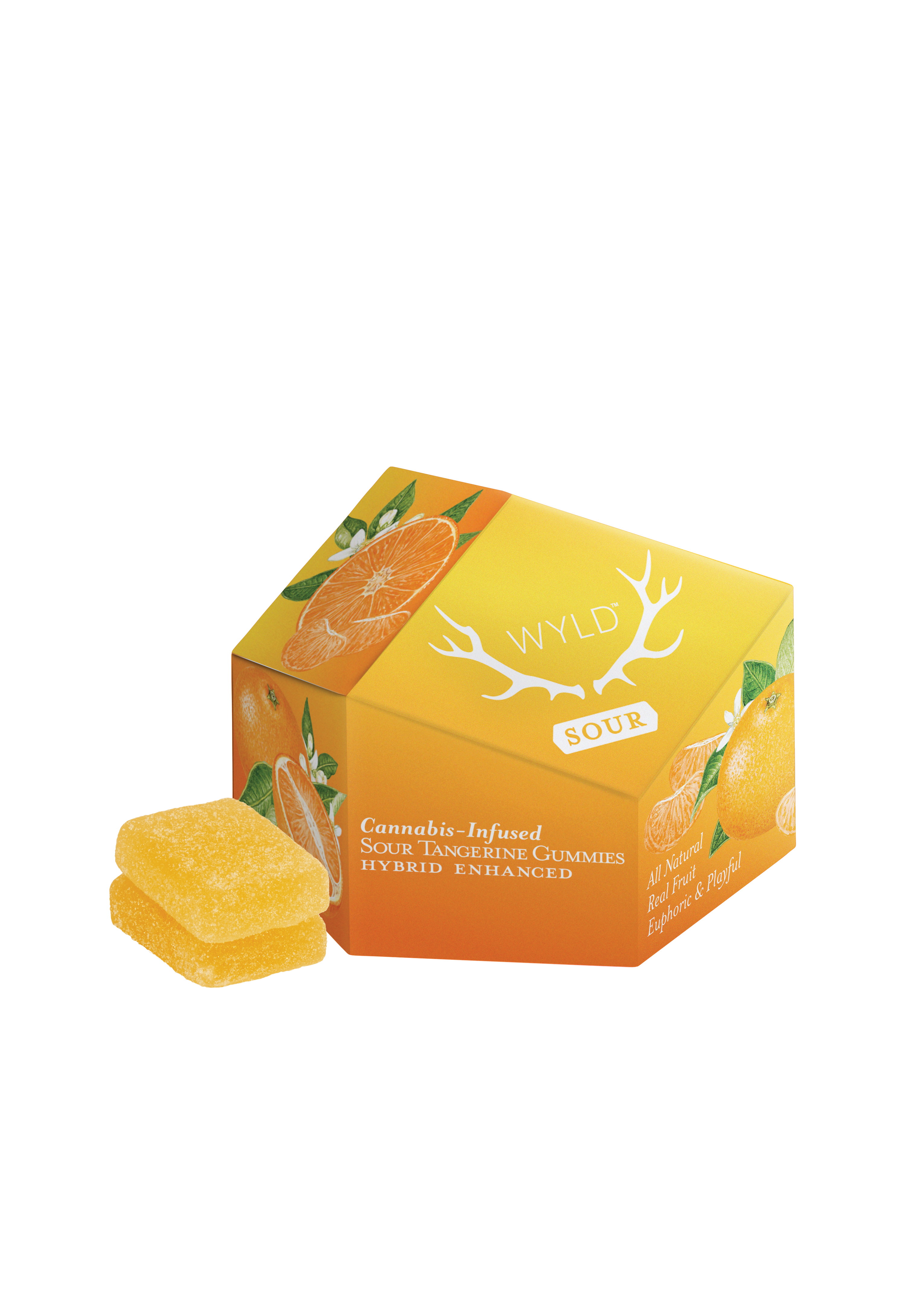 Wyld | 100mg Gummy | Sour Tangerine (Hybrid)