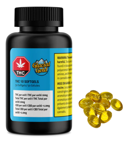 THC 10 Softgels 50 capsules