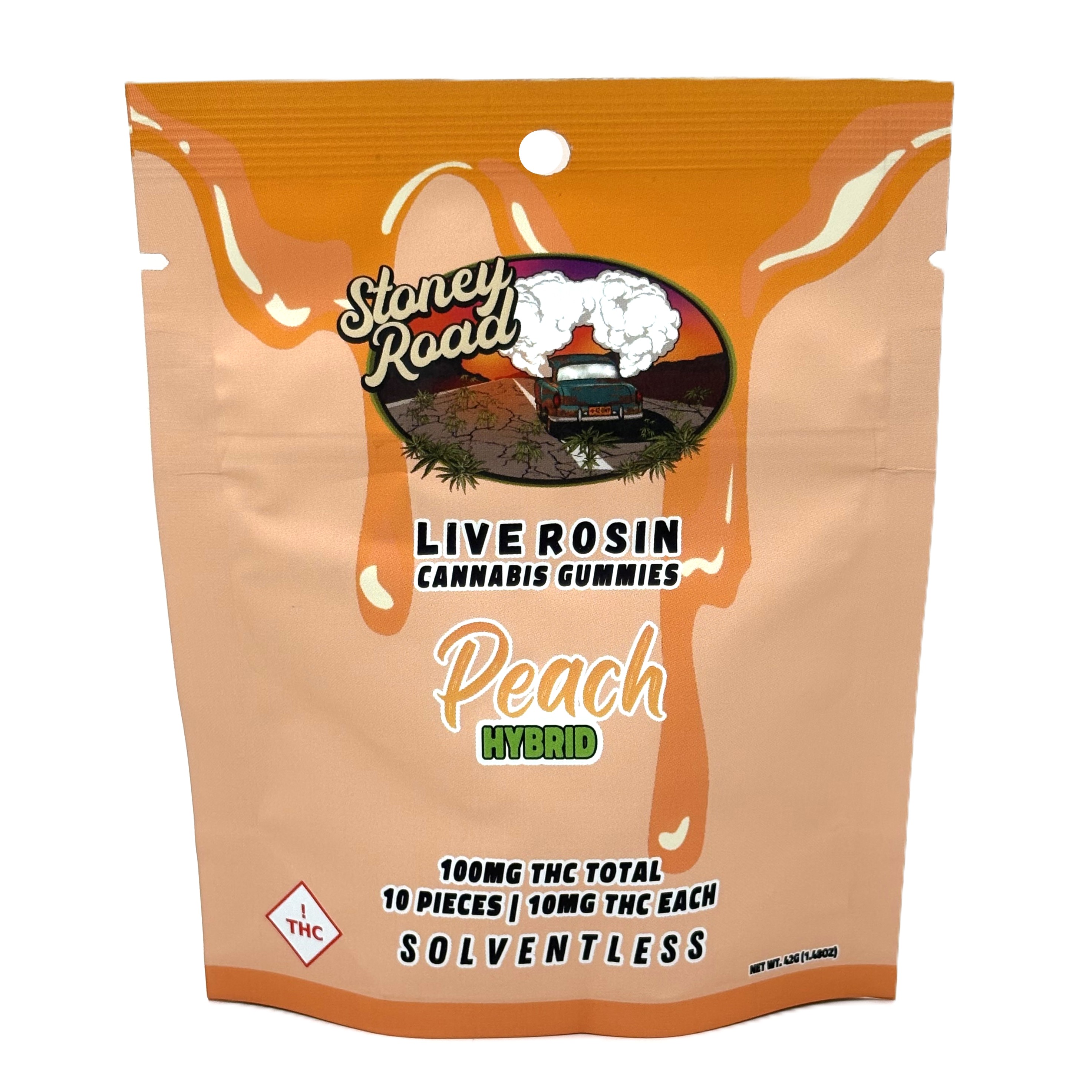 Peach Rosin Gummies | 100mg