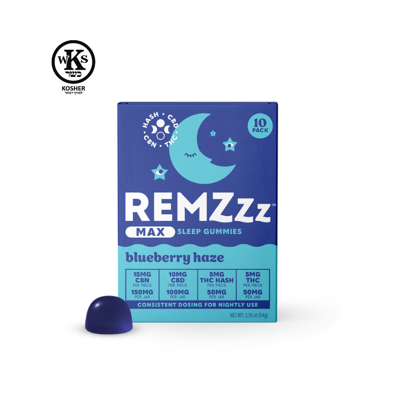 RemZzz | Blueberry Haze | MAX Sleep Gummies | 10pk