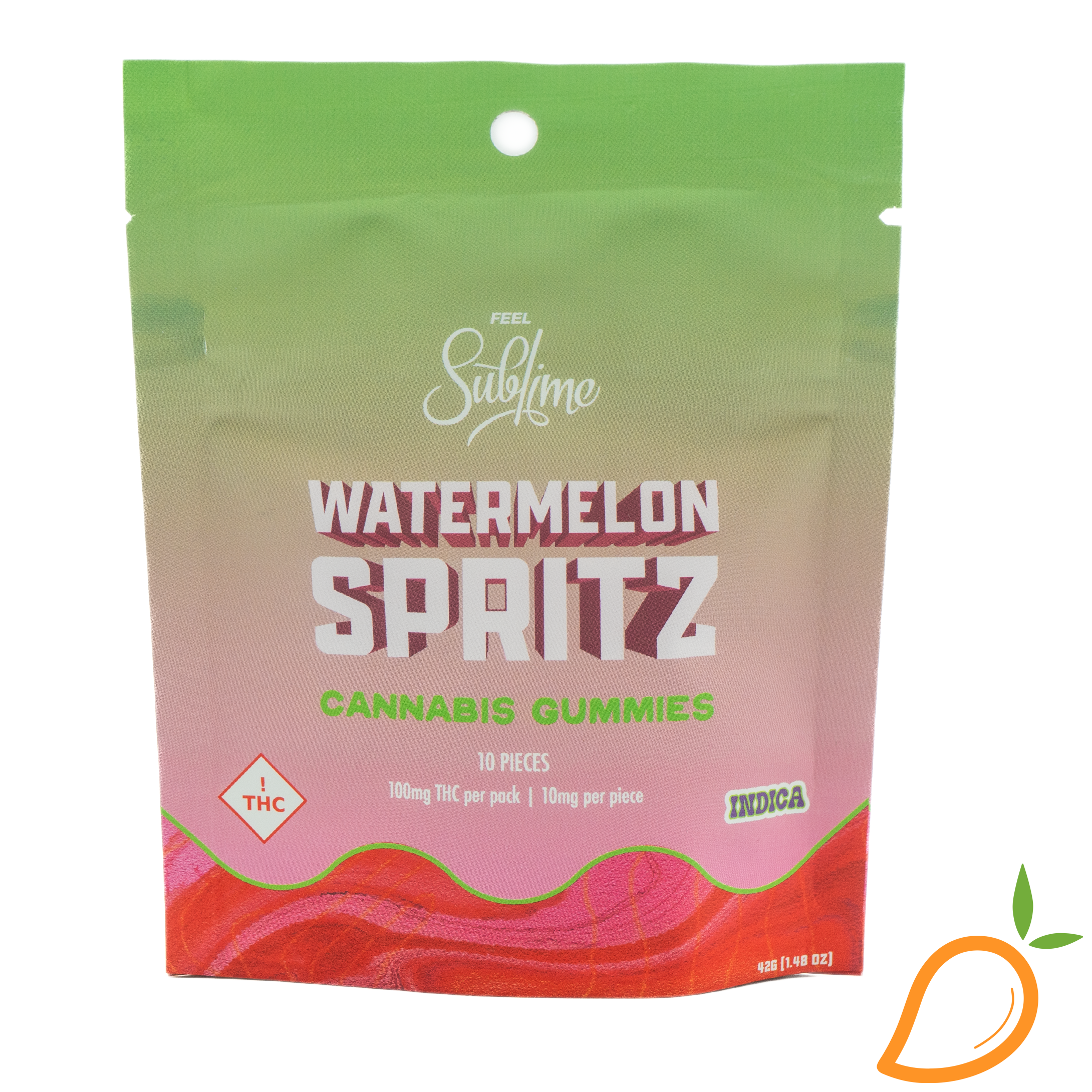 100mg Watermelon Spritz Gummies Sublime