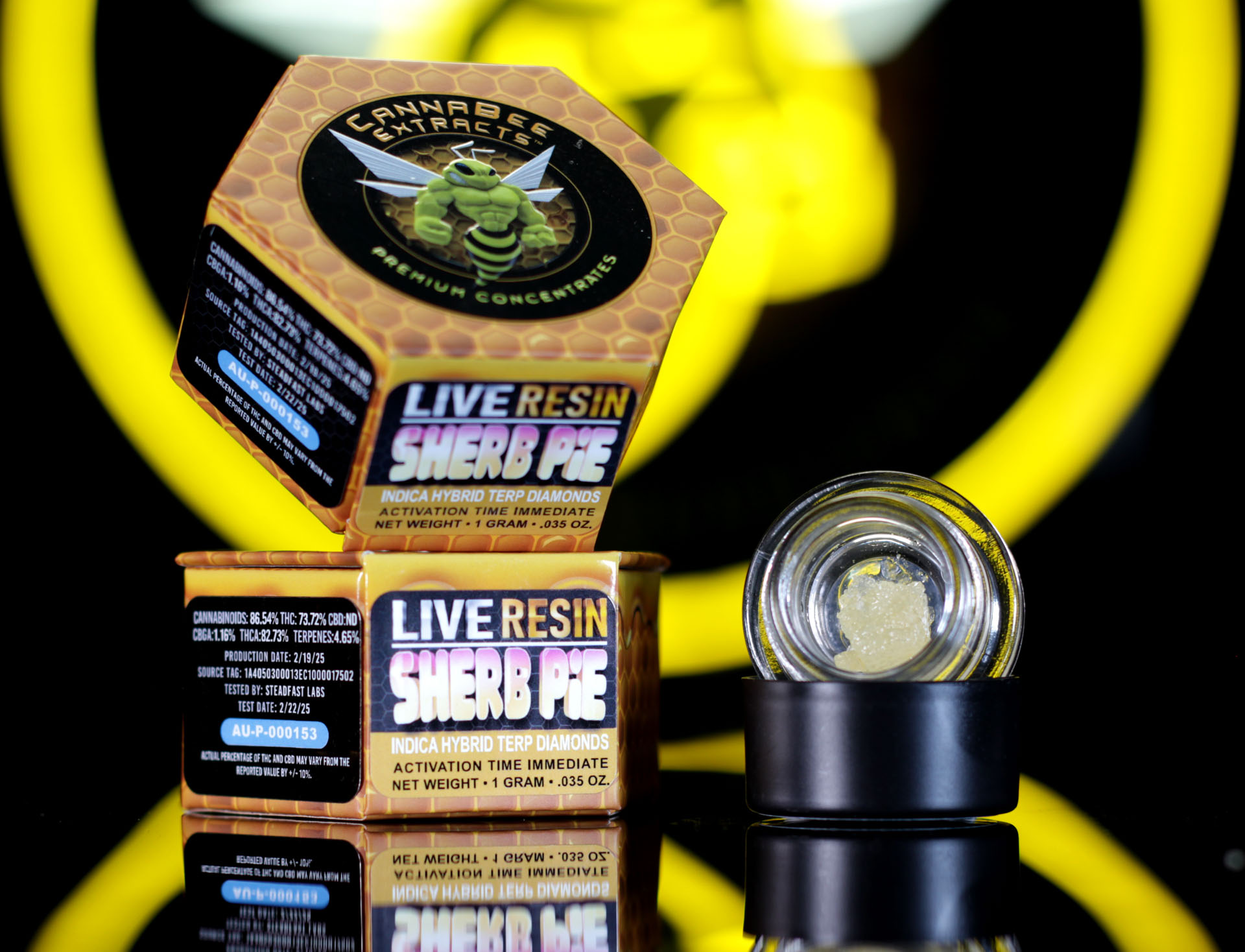 Sherb Pie | Live Resin Terp Diamonds | 1g | Indica
