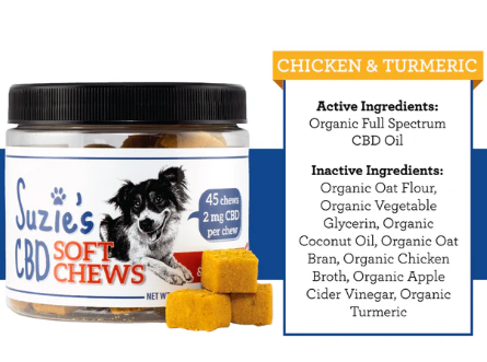 Chicken Turmeric Soft Chews Dogs