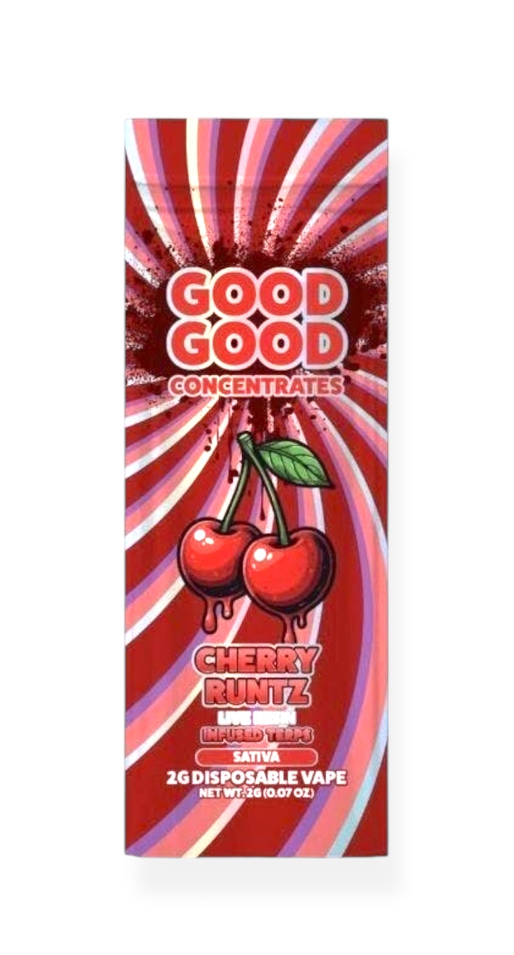 Good Good - 2g Disposable Vape - Cherry Runtz