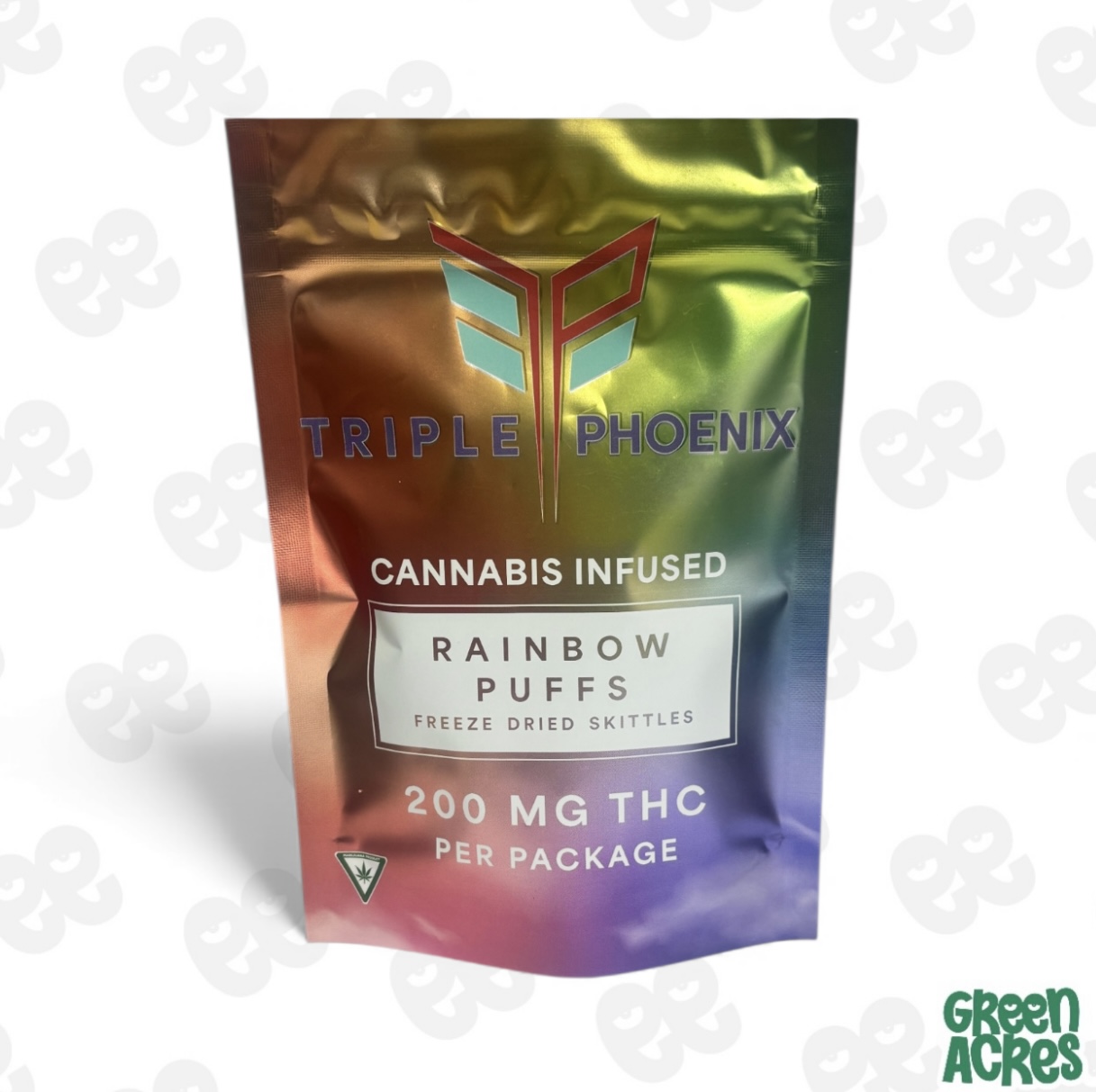 Rainbow Puffs Freeze Dried Skittles 200MG