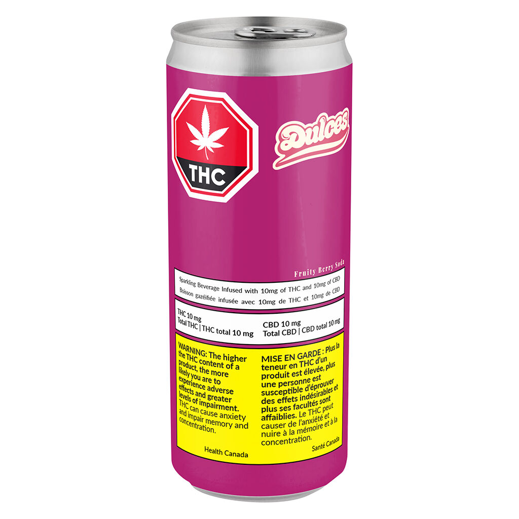 DULCES - Fruity Berry Soda - Hybrid - 355ml
