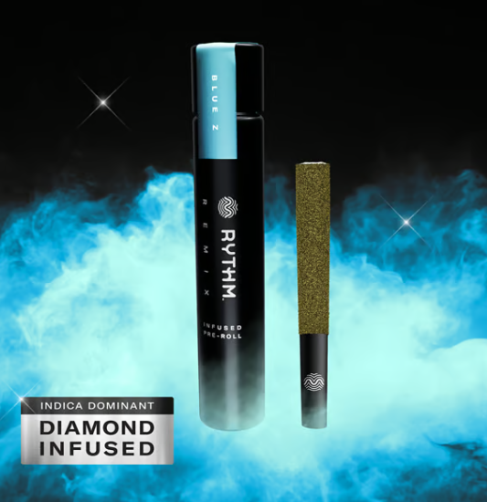 Blue Z Infused Pre-roll - - 1pk - Rythm Remix