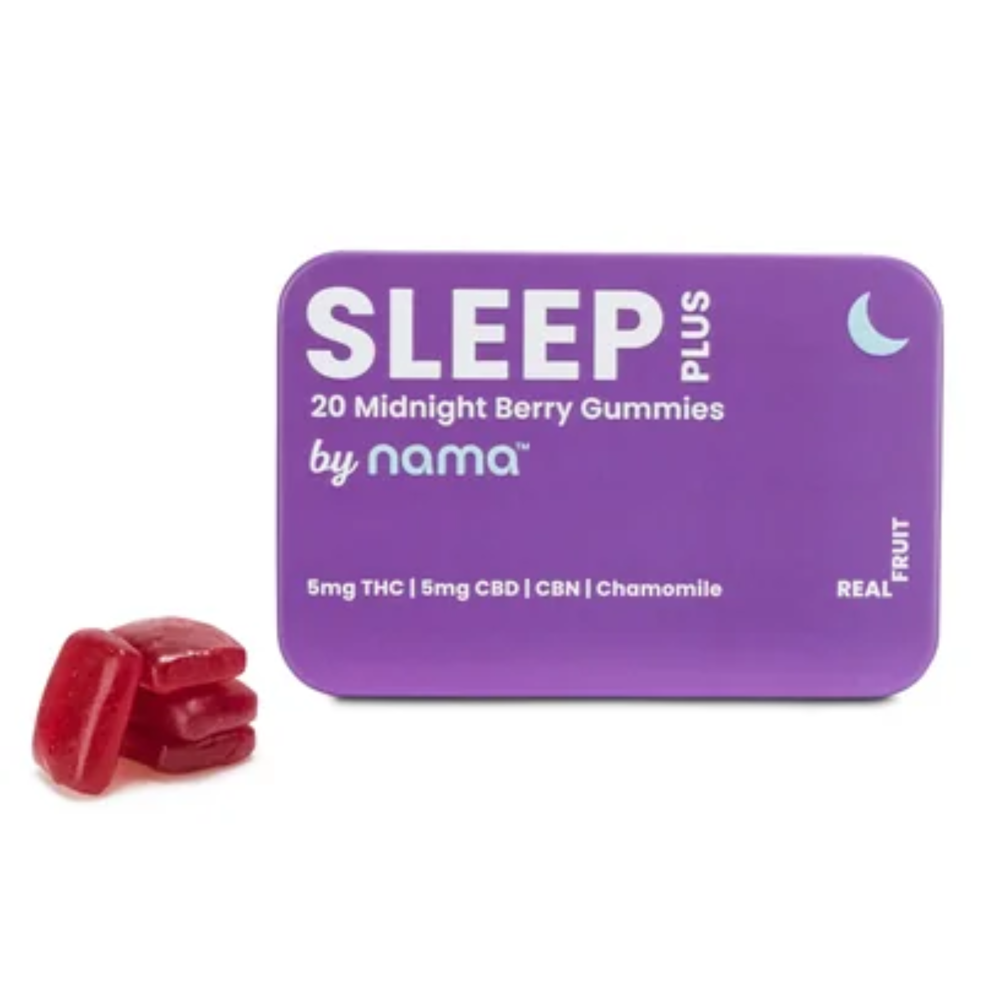 Nama Sleep Plus Midnight Berry Gummies 20pk 100mg