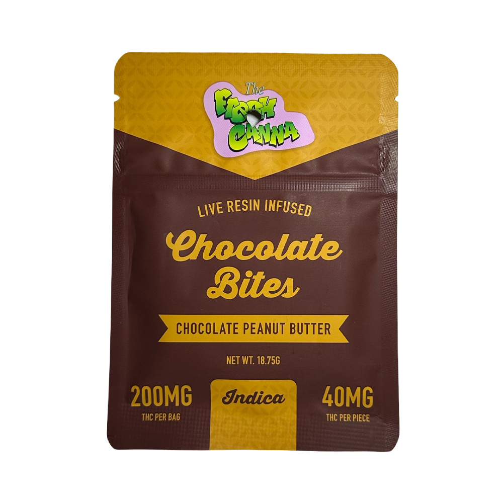 Fresh Canna | 200mg Chocolate Bites | Chocolate Peanut Butter