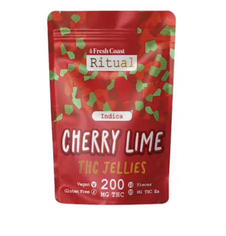 JELLIES | 200MG GUMMIES | CHERRY LIME