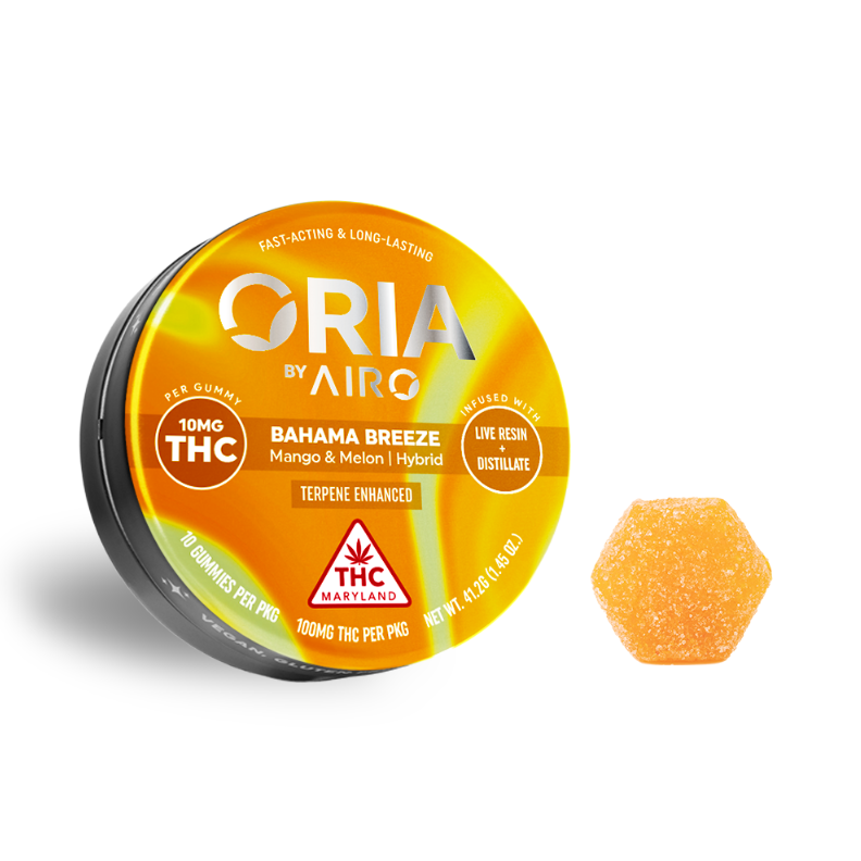 ORIA Gummies 100mg: Bahama Breeze