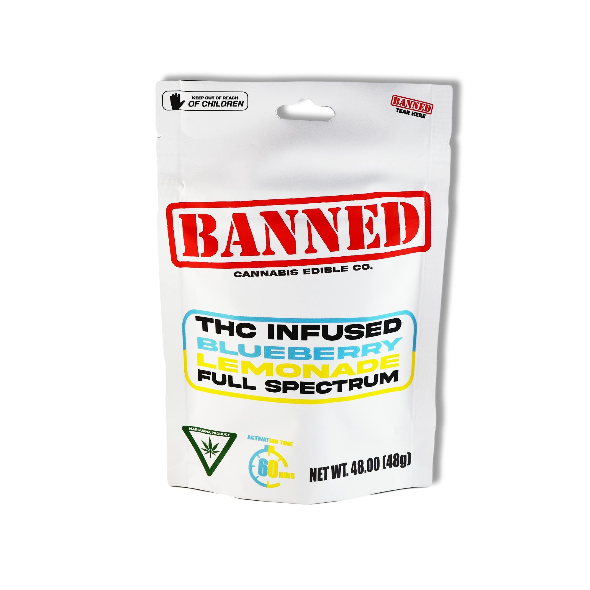Banned | 200mg Gummy | 4pk | Blueberry Lemonade