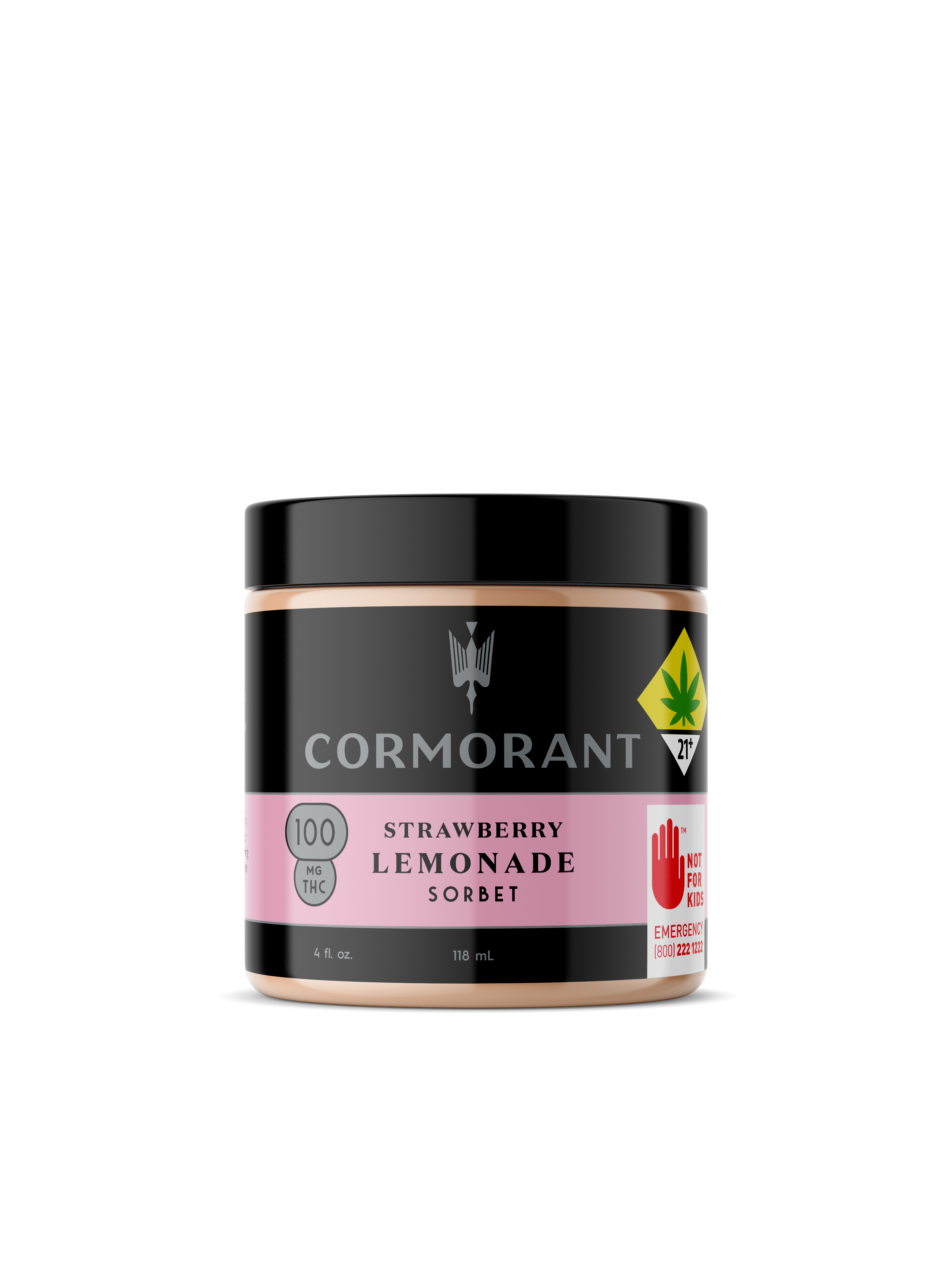 Cormorant: Strawberry Lemonade (H) Sorbet 4oz/100mg