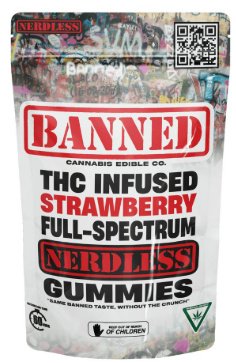 Banned - Strawberry Nerdless - 200mg
