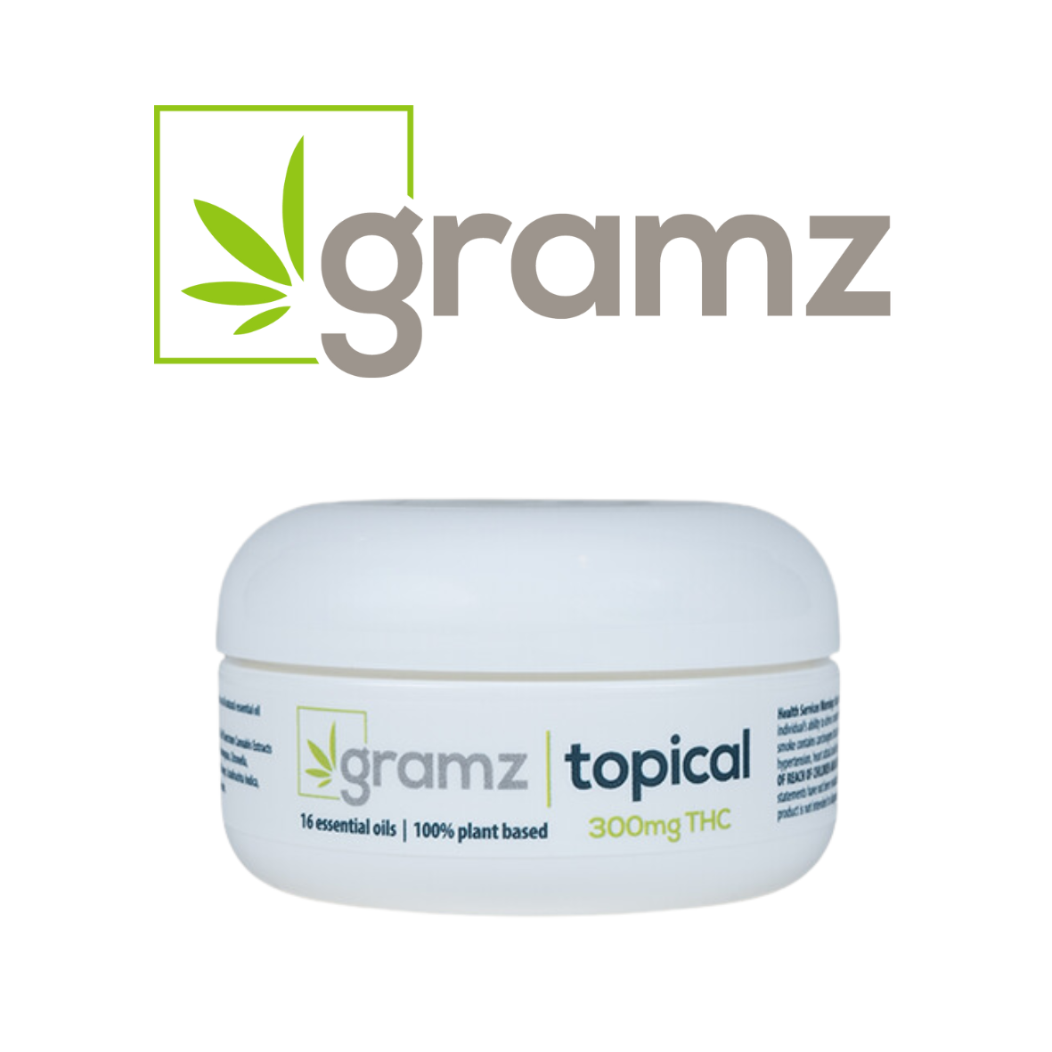 Gramz Topical 300mg THC