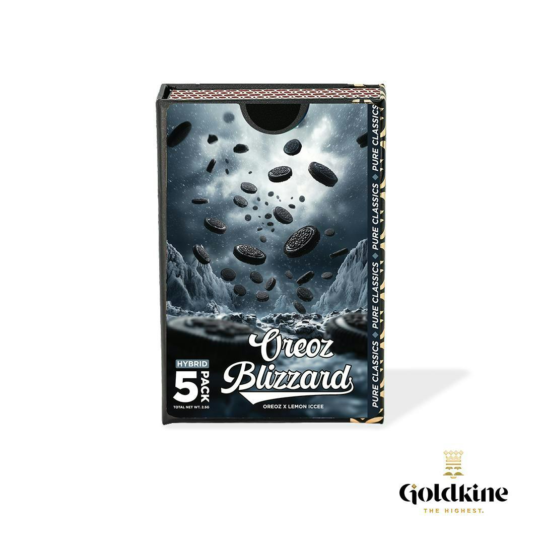 Goldkine x 5 Pre-Rolls | Oreo Blizzard