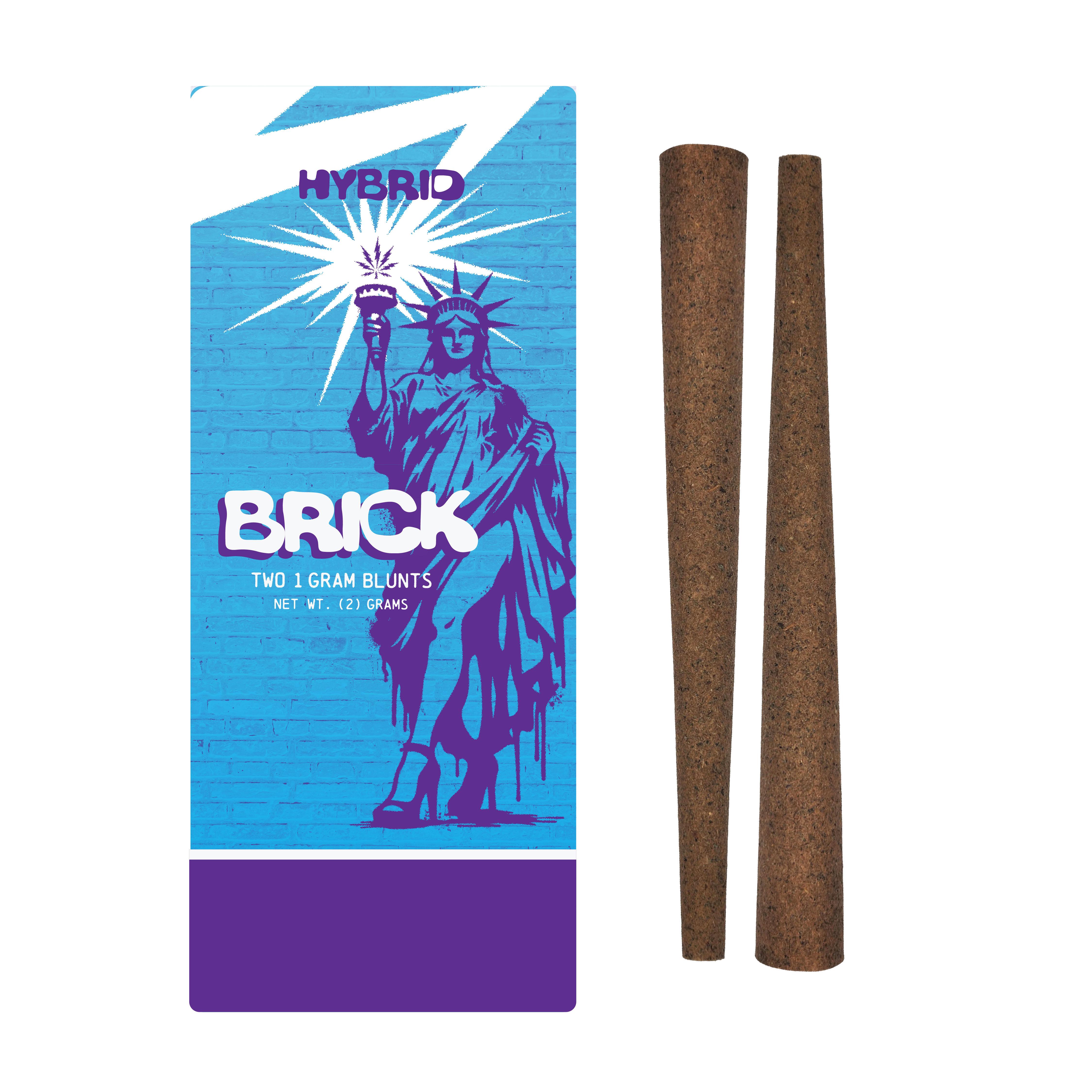 Hemp Blunts | BRICK | Foreign Kush Mints - 2pk | 2g