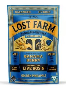Golden Pineapple Live Rosin Gummies 200mg