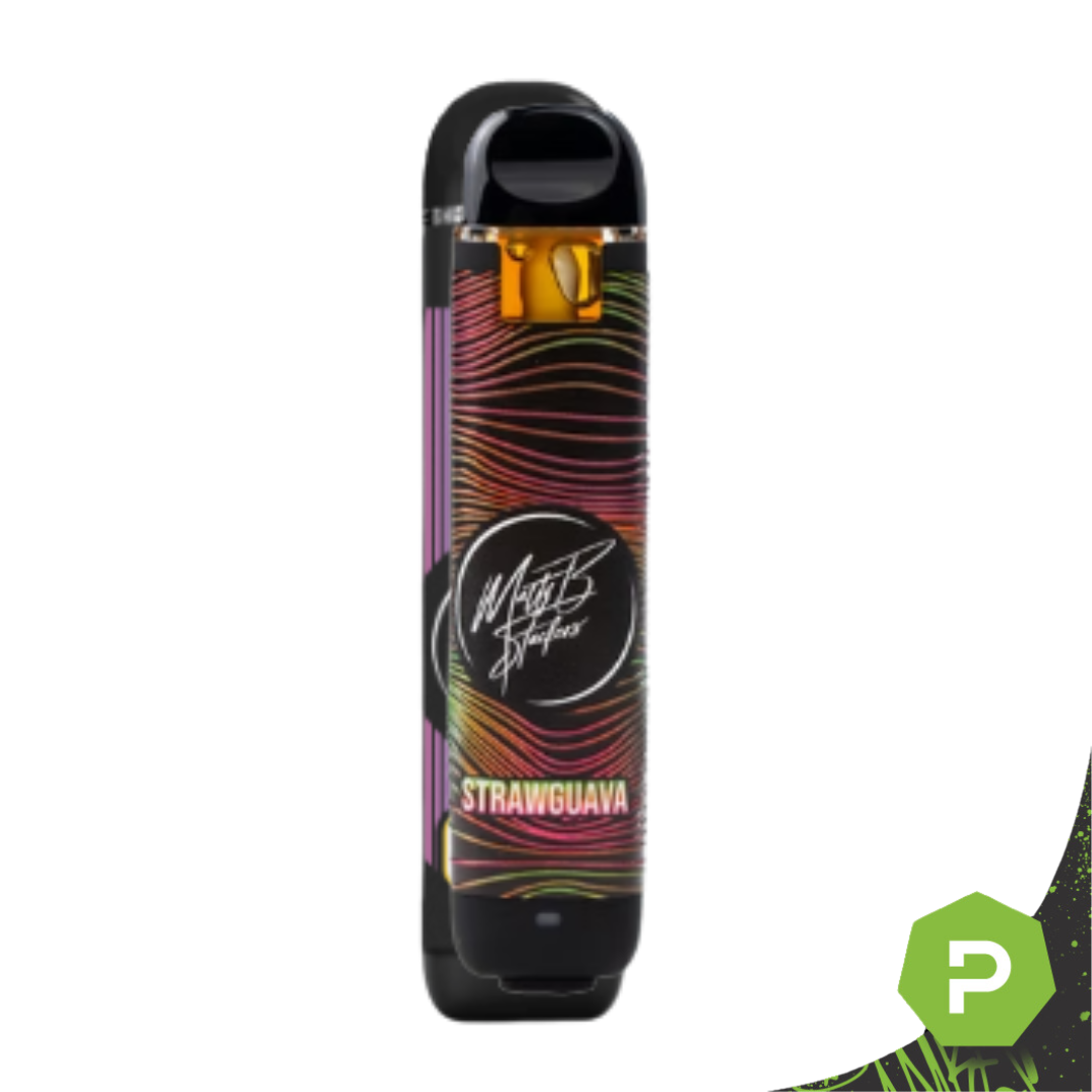 Matty B Stackers Live Rosin Disposable | Straw Guava