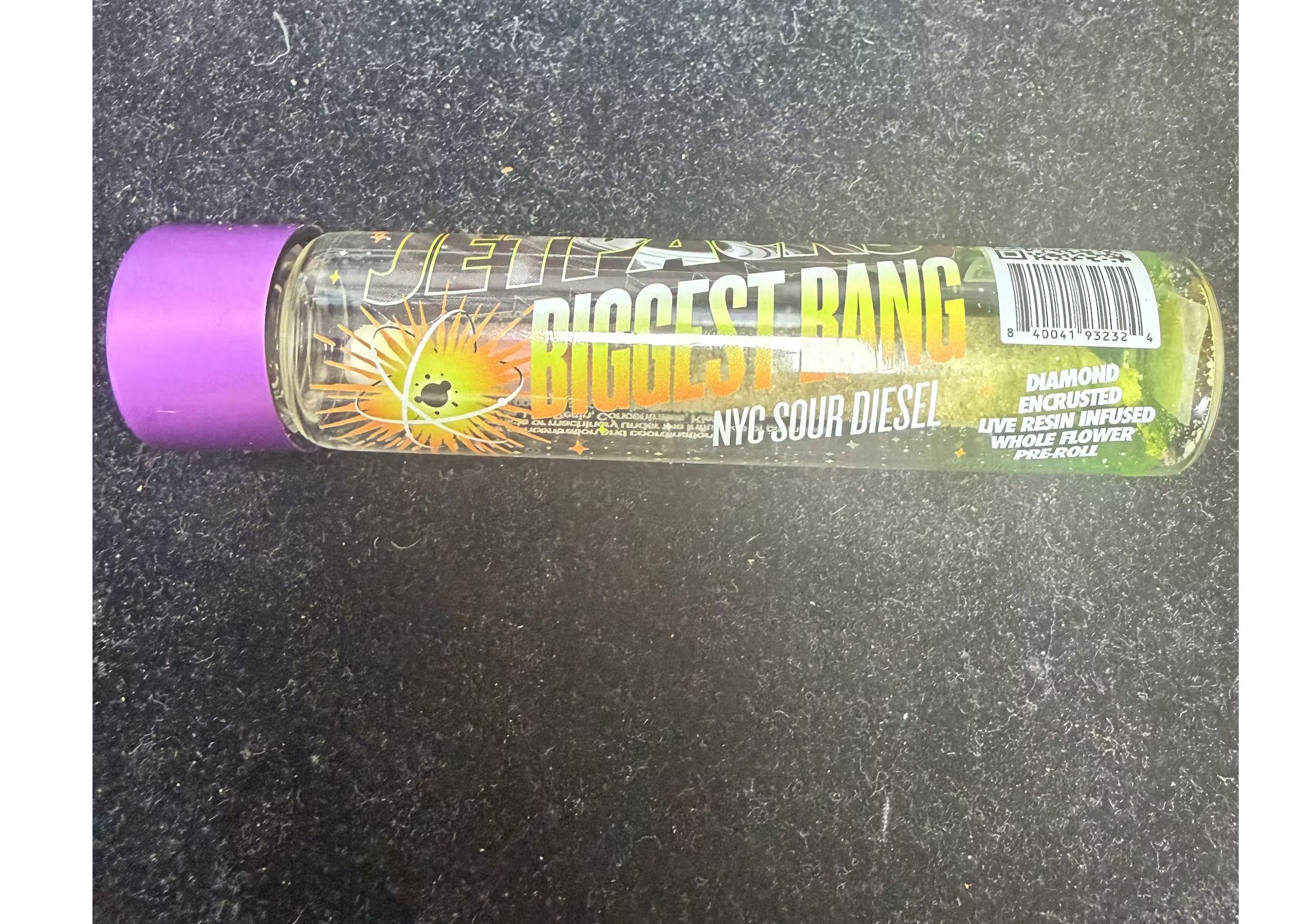 【スバ山】 魔法のパワーストーン prod by BAD ENDO Jetpacks - Biggest Bang NYC Sour Diesel Infused Preroll - 2g