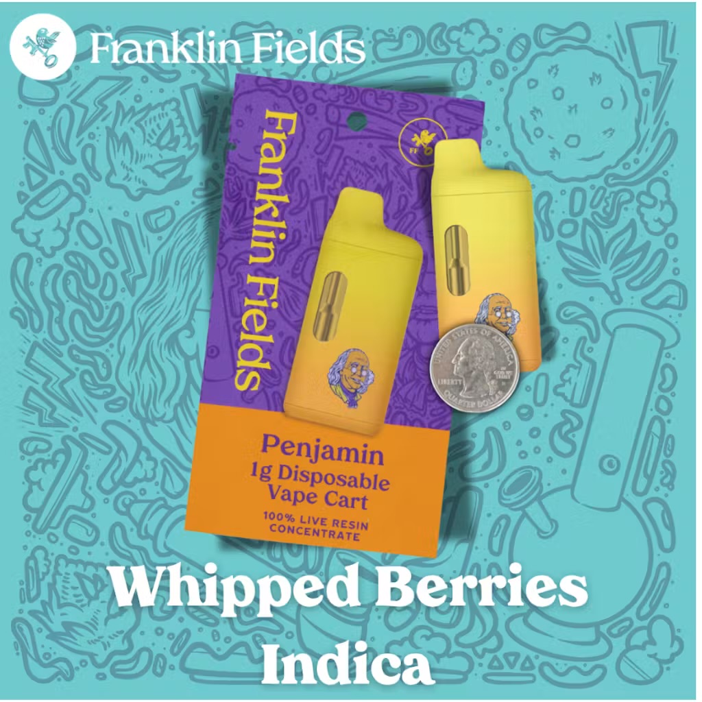 Franklin Fields Whipped Berries Live Resin Penjamin 1.0g