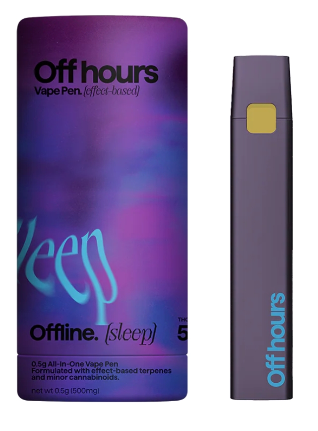 Off Hours | 0.5g AIO Effect Based Vape | Offline (Sleep)