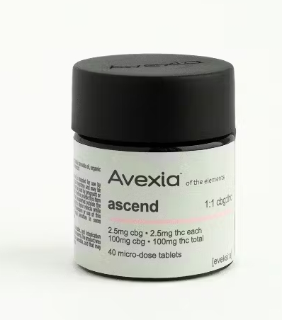 AVEXIA Tab 100mg: Ascend 1:1 THC:CBG 40pc