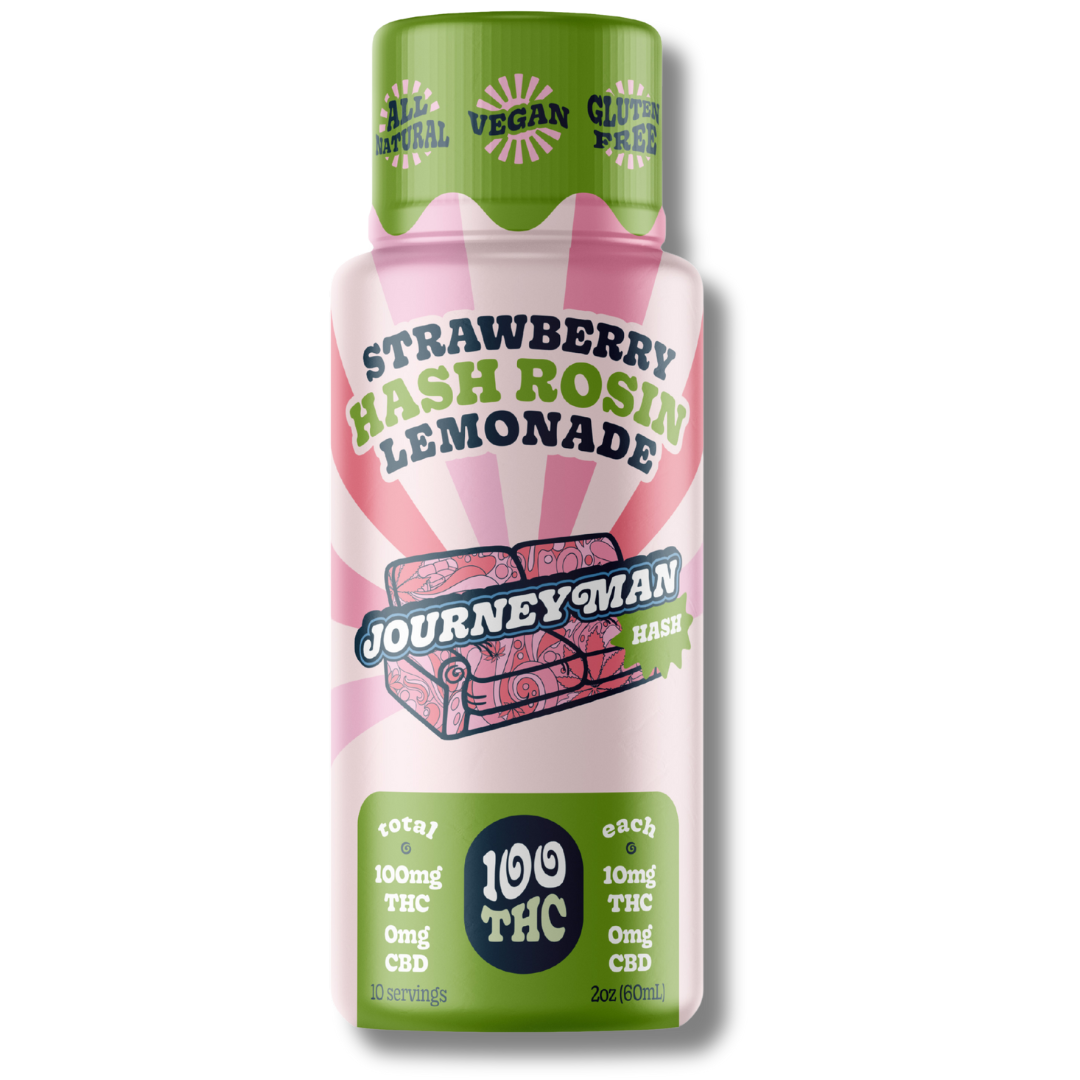 Strawberry 2oz 100mg Hash Rosin Lemonade (Journeyman)