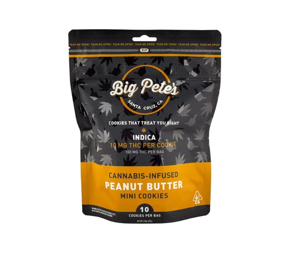 Big Pete's | Indica - Peanut Butter Cookies (10 Pack) | 100mg