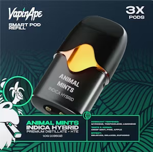 Vapin Ape Animal Mints 3-pk pods w/ Battery (3.0g)