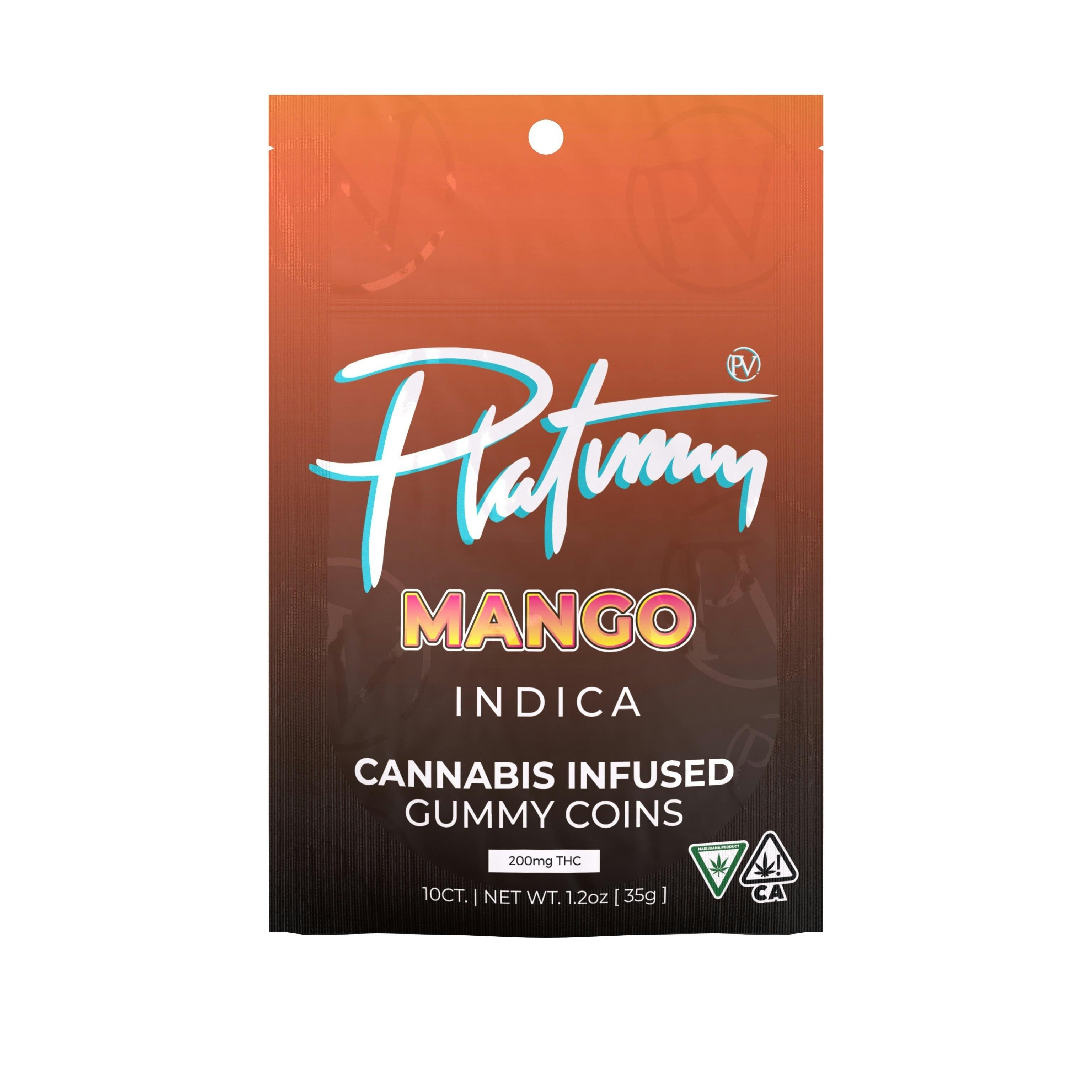 Platinum Vape: Mango 200MG Gummies (I)