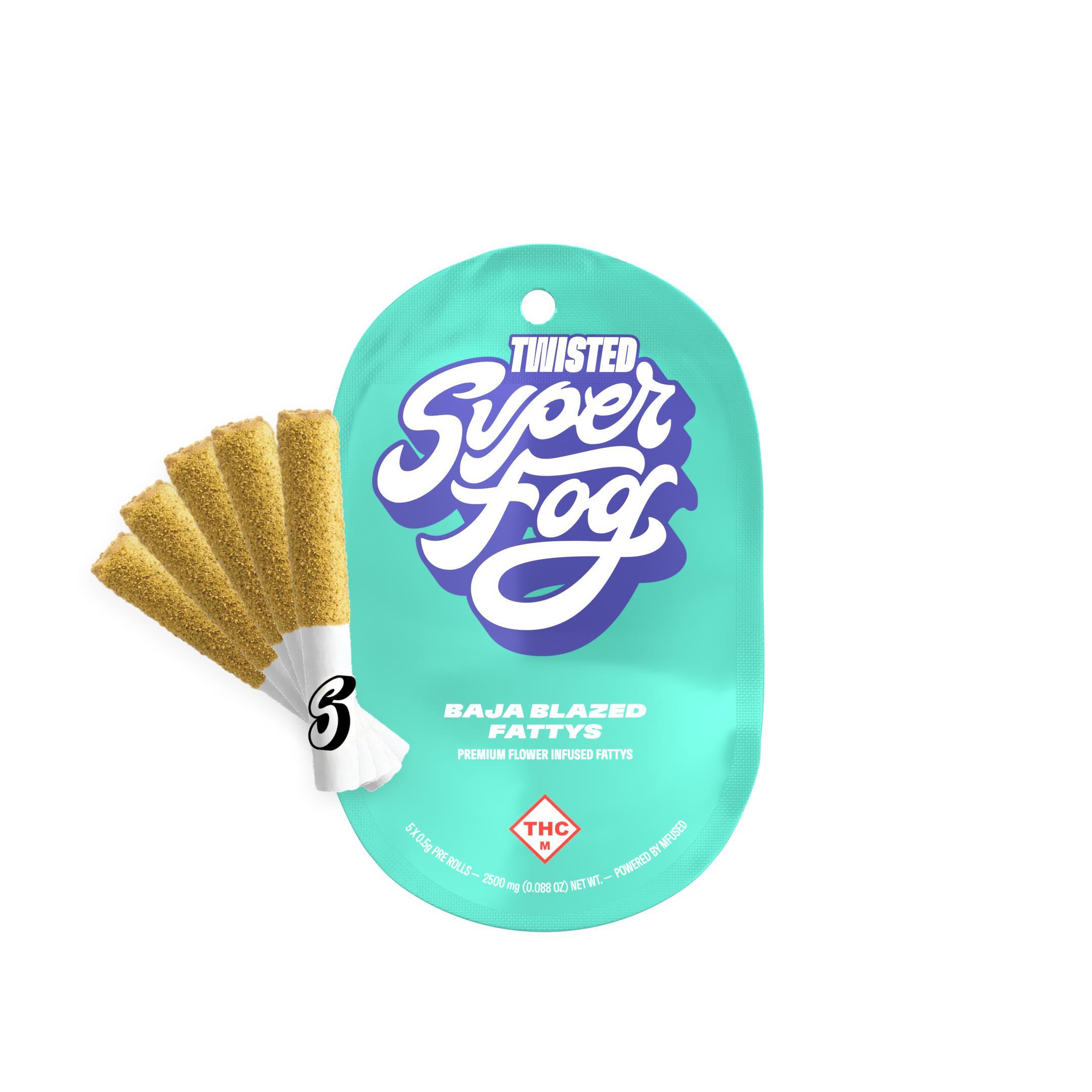 Super Fog | Baja Blazed Liquid Diamonds Infused Pre-Roll 5pk