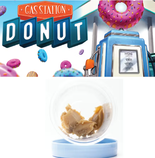 Gas Station Donut 1G Resin Badder