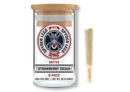Spyder Legs Infused 5pk - Strawberry Cough