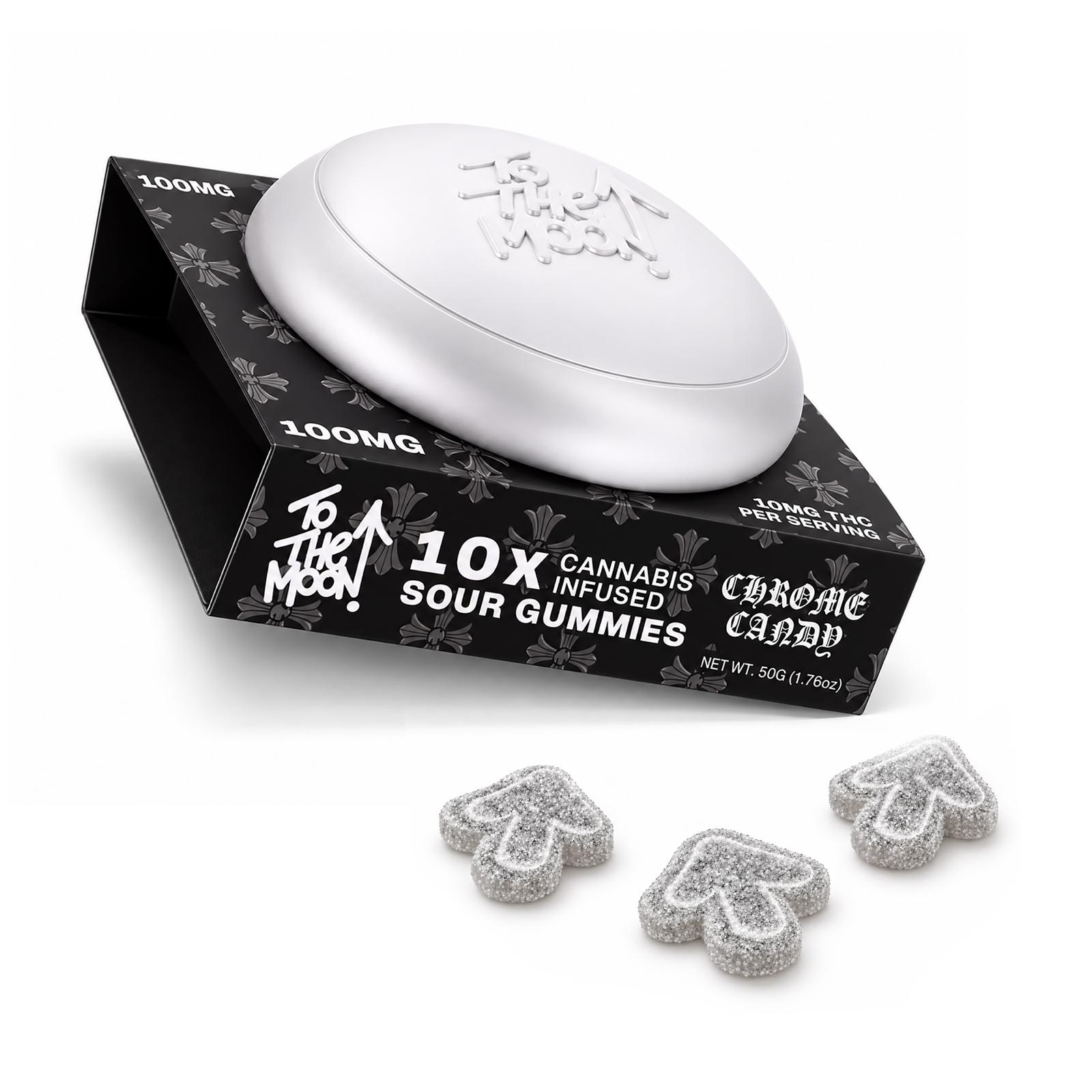 To The Moon - Chrome Candy Gummies 10pk - 100mg