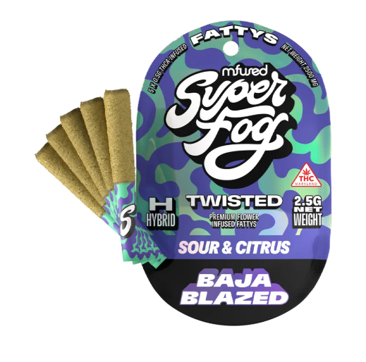 MFUSED TWISTED Fatty's Infused Joint 2.5g: Baja Blazed 5pk