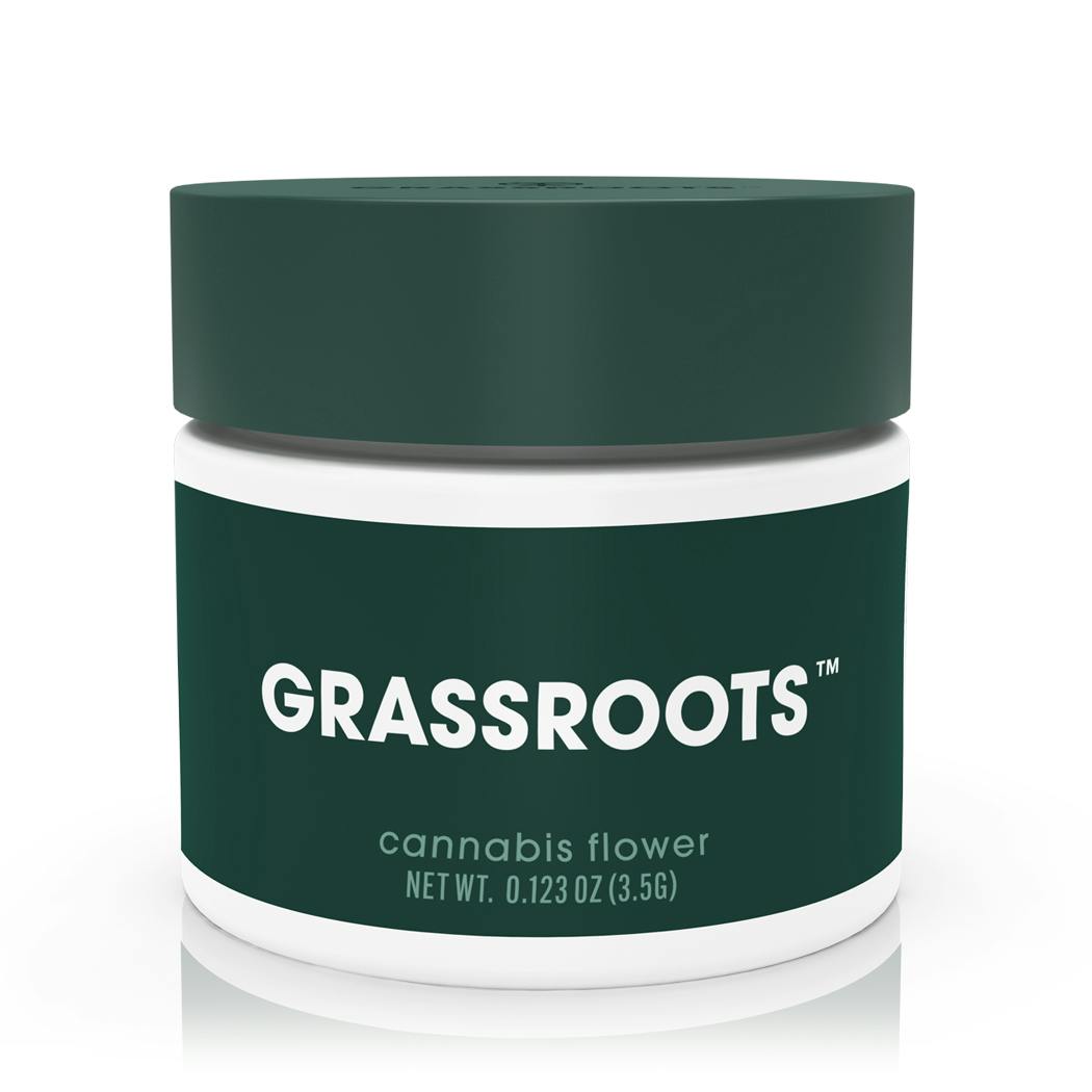 Grassroot Prepack Whole Flower - Indica : Pillow Mints