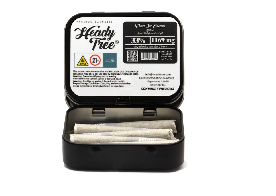 Heady Tree - Fried Ice Cream Shorty's Infused 7pk Preroll - 3.5g