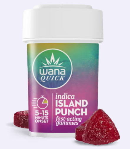 Wana Quick - Island Punch - 200mg Gummies