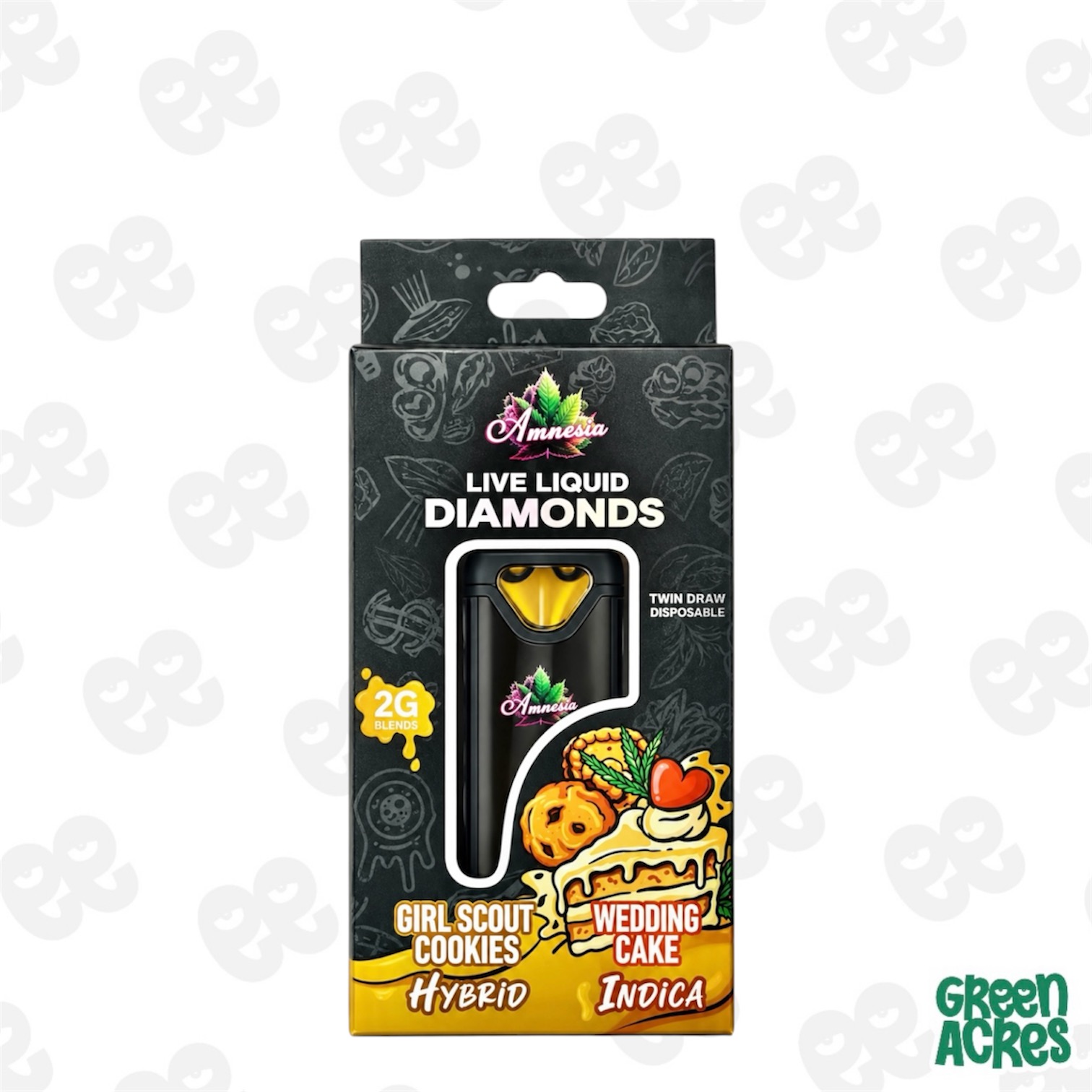 Amnesia: Girl Scout Cookies x Wedding Cake 2G Liquid Diamond Switch Disposable
