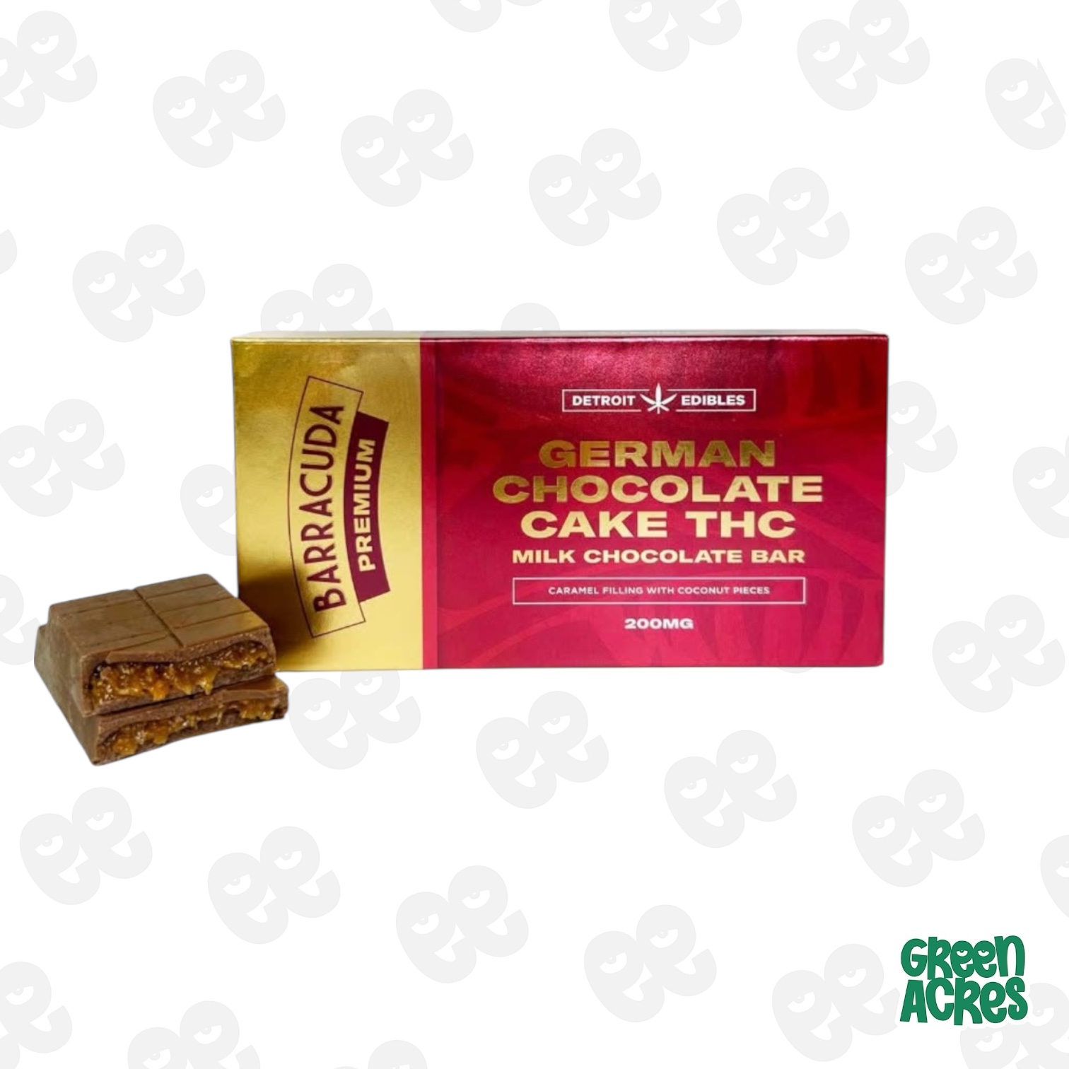 Barracuda: German Chocolate Cake 200MG Bar