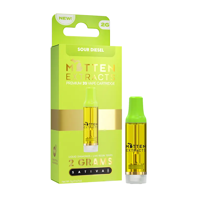 Mitten Extracts Sour Diesel Cart 2.0g