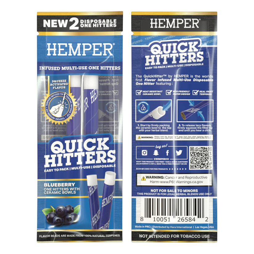 Hemper Quick Hitters Blueberry 2 pack product photo