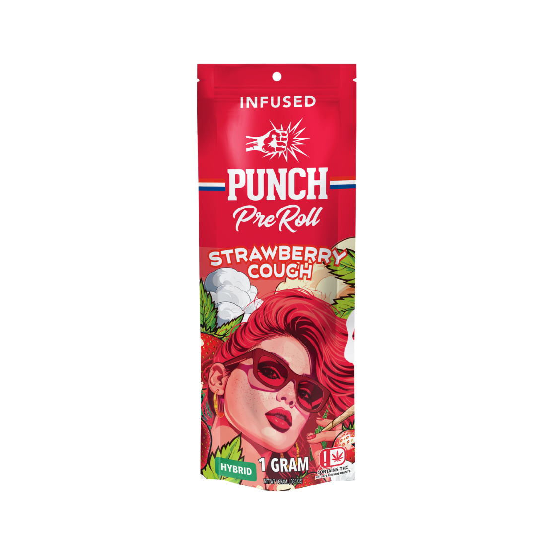 Strawberry Cough Infused Pre-Roll (1g)