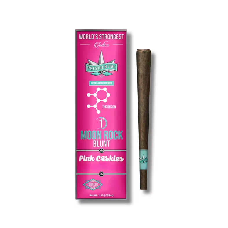 Presidential | Pink Cookies | Distillate Diamonds Moon Rock Blunt 1.5g