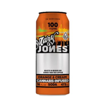 Mary Jone's - Orange & Cream - 100mg Soda