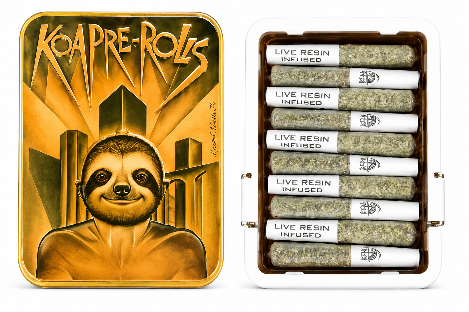 KOA - TROP COOKIES - RESIN INFUSED .5G 10PK PRE-ROLLS - 3.5G - SATIVA