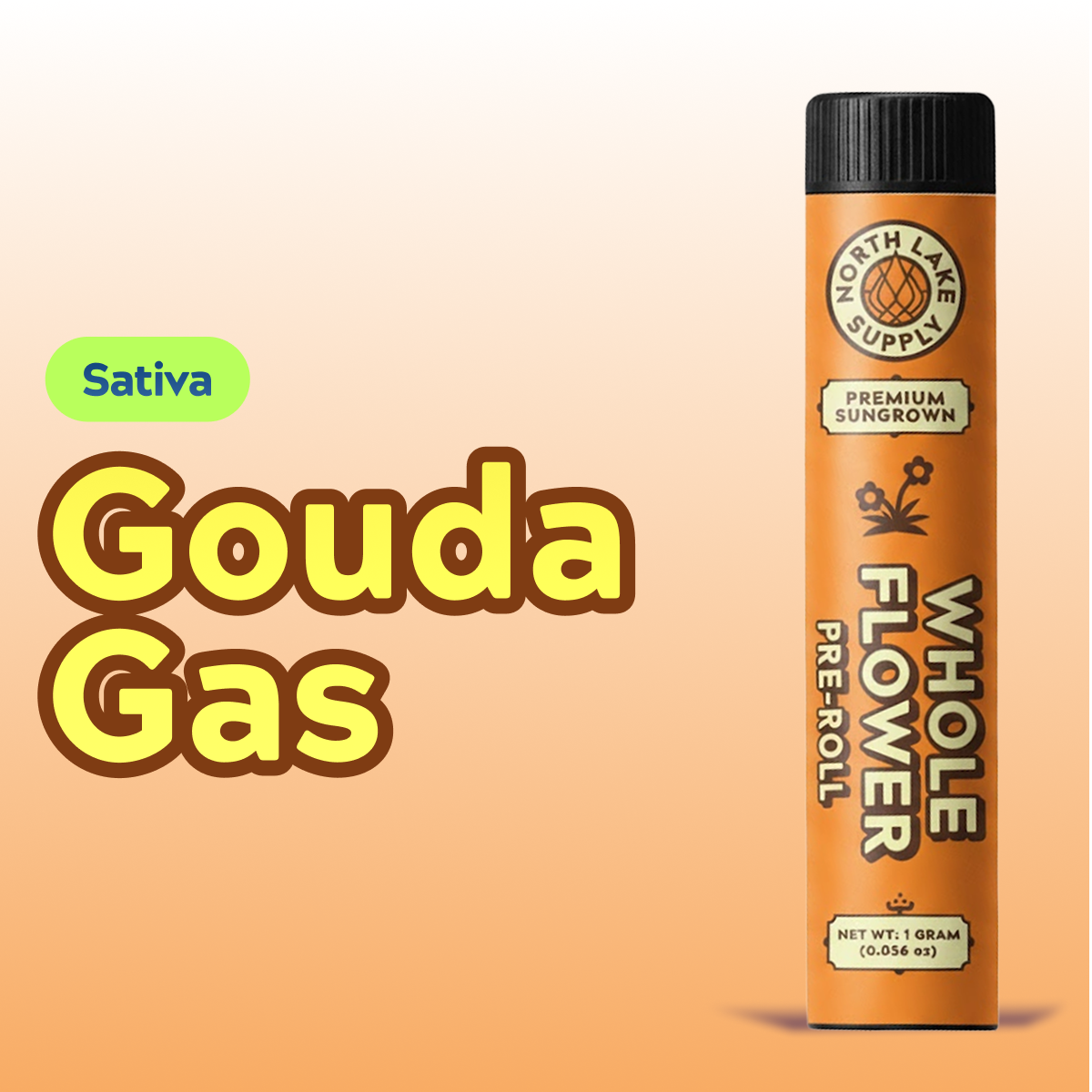 2pk Prerolls - Gouda Gas - North Lake Supply - REC