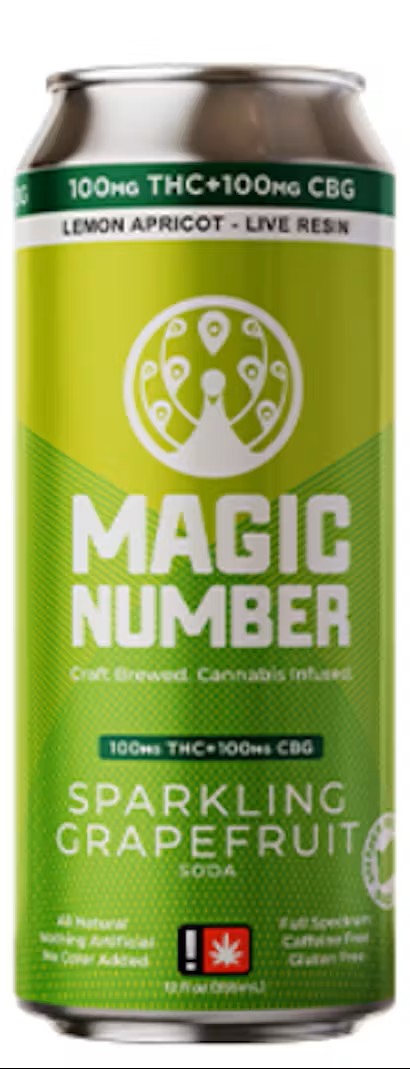 Magic Number | 1:1 (THC:CBG) GRAPEFRUIT Artisan Series | 10mg