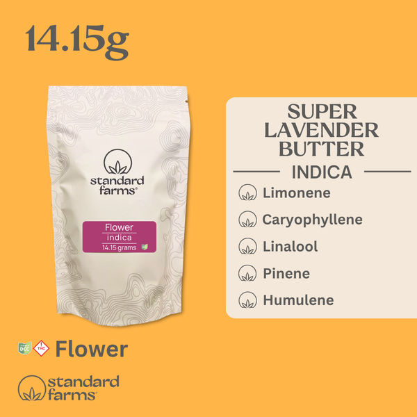 Standard Farms | Super Lavender Butter (Buds) | 14.15g | Indica